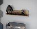 Wandboard >LYA< in Mauvella Eiche / Cabezone Eiche - 110x25x22,9cm (BxHxT)