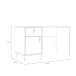 Schreibtisch >LYA< in Mauvella Eiche / Cabezone Eiche - 120x73,4x60cm (BxHxT)