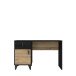 Schreibtisch >LYA< in Mauvella Eiche / Cabezone Eiche - 120x73,4x60cm (BxHxT)