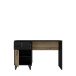 Schreibtisch >LYA< in Mauvella Eiche / Cabezone Eiche - 120x73,4x60cm (BxHxT)
