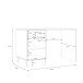 Schreibtisch >LYA< in Mauvella Eiche / Cabezone Eiche - 120x73,4x60cm (BxHxT)