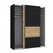 Schiebetürenschrank >LYA< in Mauvella Eiche / Cabezone Eiche - 170,3x210,5x61,2cm (B/H/T)