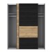 Schiebetürenschrank >LYA< in Mauvella Eiche / Cabezone Eiche - 170,3x210,5x61,2cm (B/H/T)