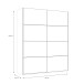 Schiebetürenschrank >LYA< in Mauvella Eiche / Cabezone Eiche - 170,3x210,5x61,2cm (B/H/T)