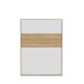 Schrankbett >SMARTROOM< in Weiss/ Catania Eiche Dekor - 157,4x215x57,4cm (BxHxT)