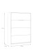 Schrankbett >SMARTROOM< in Weiss/ Catania Eiche Dekor - 157,4x215x57,4cm (BxHxT)