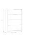 Schrankbett >SMARTROOM< in Weiss/ Catania Eiche Dekor - 157,4x215x57,4cm (BxHxT)