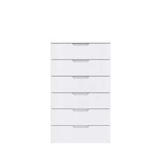 Schubkastenkommode >SIENNA< in weißglanz...