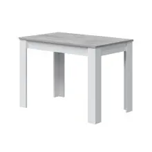 Esstisch >Cloe< in Artik-Weiß/Beton-Grau -...