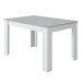 Kulissentisch >Kendra< (ausziehbar bis 190cm) in Artik-Weiß/Beton-Grau - 140(190)x78x90 (BxHxT)