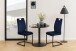 Freischwinger >Ulla< (2er-Set) in dunkelblau - 43x100x58 (BxHxT)