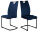 Freischwinger >Ulla< (2er-Set) in dunkelblau - 43x100x58 (BxHxT)