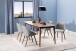 Kulissen-Esstisch >Montreux< in Walnuss, MDF, Rubberwood - 180x75x90cm (BxHxT)