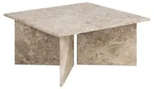 Couchtisch >Vega< in Braun, Marmor - 90x42x90cm...
