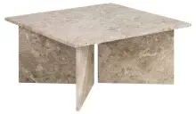 Couchtisch >Vega< in Braun, Marmor - 90x42x90cm...