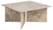 Couchtisch >Vega< in Braun, Marmor - 90x42x90cm (BxHxT)