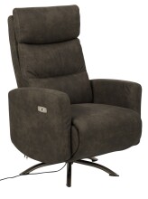 Drehsessel >Kamares< in anthrazit, Polyester, Stahl...