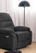TV-Sessel >Vansbro< in Grau, Stoff, Stahl - 92x98x96cm (BxHxT)