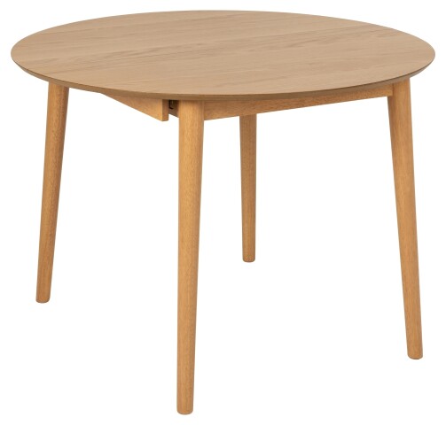 Kulissen-Esstisch >Montreux< in Eiche, MDF, Rubberwood - 115x75x115cm (BxHxT)