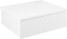 Nachttisch >Avignon< in weiss, MDF - 37x13x32cm (BxHxT)