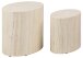 Satztisch >Mice< (2-teilig) in travertin, MDF - 33x40x48cm (BxHxT)