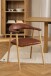 Armlehnstuhl >Addi< (2er-Set) in Braun, PU - 56x75,5x54cm (BxHxT)