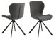 Esszimmerstuhl >Batilda -A1< (2er-Set) in Grau, Stoff - 46,5x81x53cm (BxHxT)