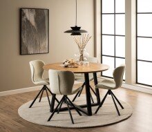 Esszimmerstuhl >Batilda -A1< (2er-Set) in Beige,...