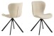 Esszimmerstuhl >Batilda -A1< (2er-Set) in Beige, Stoff - 46,5x81x53cm (BxHxT)