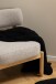 Polsterstuhl >Burley< in Beige, Stoff - 66,5x75x69cm (BxHxT)