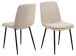 Esszimmerstuhl >Becca< (4er-Set) in Beige, Stoff - 46x85,5x55cm (BxHxT)