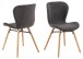 Esszimmerstuhl >Batilda -A1< (2er-Set) in Grau, Stoff - 47x82,5x53cm (BxHxT)
