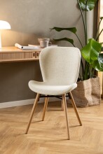 Esszimmerstuhl >Batilda -A1< (2er-Set) in Beige, Stoff - 47x82,5x53cm (BxHxT)
