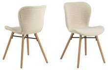 Esszimmerstuhl >Batilda -A1< (2er-Set) in Beige,...