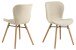 Esszimmerstuhl >Batilda -A1< (2er-Set) in Beige, Stoff - 47x82,5x53cm (BxHxT)