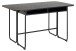Esstisch >Darlington< in schwarz, MDF - 80x77x140cm (BxHxT)