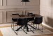 Esstisch >Heaven< in Braun, Glas, keramisch - 160x75,5x90cm (BxHxT)