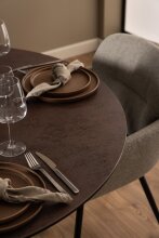 Esstisch >Heaven< in Braun, Glas, keramisch - 75,5x119cm (HxD)