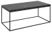 Couchtisch >Barossa< in schwarz, MDF - 110x45x55cm (BxHxT)