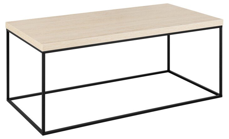 Couchtisch >Barossa< in Beige, MDF - 110x45x55cm (BxHxT)