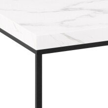 Couchtisch >Barossa< in weiss, MDF - 110x45x55cm (BxHxT)