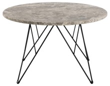 Couchtisch >Prunus< in Braun, Marmor - 46,2x80cm (HxD)