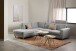 Couchtisch >Prunus< in Braun, Marmor - 46,2x80cm (HxD)