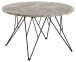 Couchtisch >Prunus< in Braun, Marmor - 46,2x80cm (HxD)