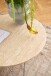 Couchtisch >Prunus< in Beige, Travertin - 46,4x80cm (HxD)