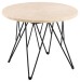Beistelltisch >Prunus< in Beige, Travertin - 41,4x55cm (HxD)