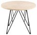 Beistelltisch >Prunus< in Beige, Travertin - 41,4x55cm (HxD)