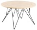 Couchtisch >Prunus< in Beige, Travertin - 46,4cm (H)
