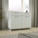 Kommode >SILBA< in grau - 109,9x93,4x41,1cm (BxHxT)