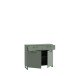 Kommode >SILBA< in Salbei (grün) mit 2 Türen und 2 Schubladen - 109,9x93,4x41,1cm (BxHxT)